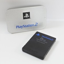 Cartão de memória PS2 Playstation 2 preto SCPH-10020 8MB oficial com estojo de lata 72, usado comprar usado  Enviando para Brazil