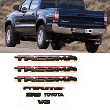 Kits de sobreposição 6 peças preto fosco ajuste 2005-2015 Toyota Tacoma V6 SR5 placa de identificação emblema, usado comprar usado  Enviando para Brazil