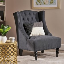 Wingback chair tufted for sale  San Francisco
