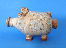 Cofrinho assinado por Carlos Robledo estúdio arte cerâmica NC Potters Guild década de 1970 vintage comprar usado  Enviando para Brazil