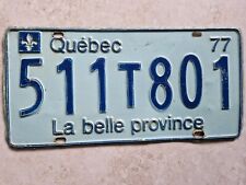 Plaque immatriculation canadie d'occasion  Remoulins