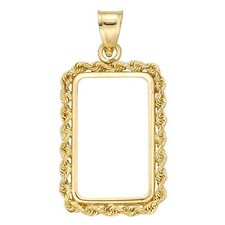Usado, Moldura de corda de ouro 14k 10 gramas Argor Heraeus Kinebar barra de ouro 31,5 mm x 18,5 mm comprar usado  Enviando para Brazil