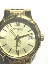 RELÓGIO FEMININO CITIZEN WR 50 JAPÃO MVT BASE AÇO TOM DOURADO BATERIA NOVA comprar usado  Enviando para Brazil
