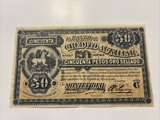 Banconota pesos oro usato  Genova