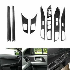 Kit de porta de fibra de carbono 15 peças acabamento interior tampa para Mitsubishi Lancer 2008-2015 comprar usado  Enviando para Brazil