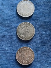 Three half crowns for sale  ABERGAVENNY
