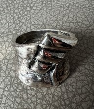Ring gehämmert silber gebraucht kaufen  Bremen