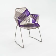 Usado, Cadeira de braço de jantar 2023 Patricia Urquiola para Moroso Tropicalia em roxo e cinza comprar usado  Enviando para Brazil