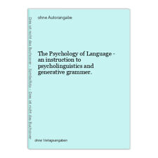 The psychology language gebraucht kaufen  Seubersdorf