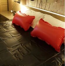 Lençol de cama king size borracha ajustada impermeável casais amor sexo travesseiro inflável comprar usado  Enviando para Brazil
