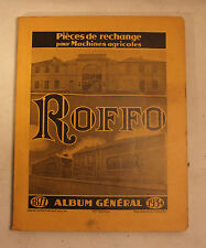 Ancien catalogue roffo d'occasion  Coutances