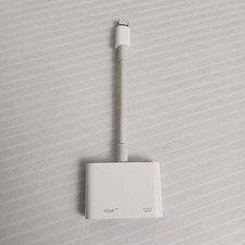 Adaptador AV digital Apple Lightning A1438, MD826ZM/A cabo monitor dongle iPhone comprar usado Adaptador AV digital Apple Lightning A1438, MD826ZM/A cabo monitor dongle iPhone comprar usado  Enviando para Brazil