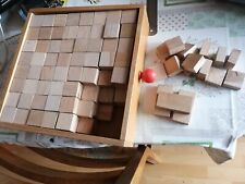 250 holzbausteine holz gebraucht kaufen  Wittenberge