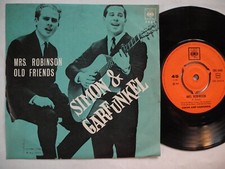 SIMON & GARFUNKEL Mrs. Robinson / Old Friends 45 7" single 1968 Norway VG+/EX-, usado comprar usado  Enviando para Brazil