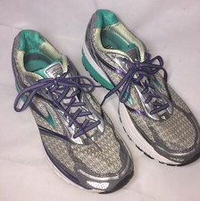 Tênis de corrida Brooks Ghost 7 'G7' feminino cinza/verde/roxo tamanho 10 B, usado comprar usado  Enviando para Brazil