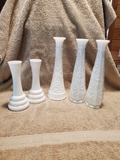 Milk glass vases for sale  Waterloo
