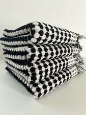 Toalha de mão - Toalha de algodão macia preta - Toalha turca absorvente grossa colorida comprar usado  Enviando para Brazil