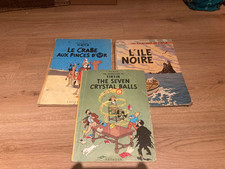 Vintage tintin books for sale  PEWSEY