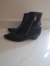 Vintage black leather for sale  DIDCOT