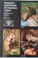 Poster säugetiere bedroht gebraucht kaufen  Oldenburg in Holstein