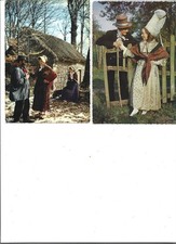 Cartes postales costume d'occasion  Pons