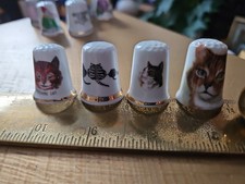 Choice cat thimbles for sale  WAKEFIELD