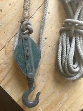Vintage block tackle for sale  SHEFFIELD