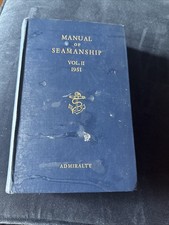 Admiralty manual seamanship for sale  GODALMING