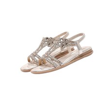 Damensandalen glitzer riemchen gebraucht kaufen  Heiden