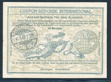 BF2112 / DR  -  DÜSSELDORF  -  1909  -  Ro2  -  Mi.  IAS 2  -  Reply Coupon comprar usado  Enviando para Brazil