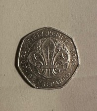 50p coin prepared. for sale  HEXHAM