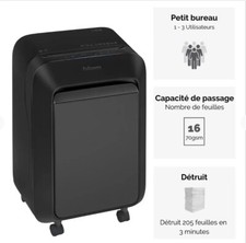 Destructeur documents fellowes d'occasion  France