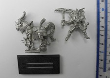 KALEB DAARK Metal C13 Heroic Adventurer Chaos Warrior Warhammer 1980s W2 montado comprar usado  Enviando para Brazil
