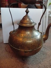 Antique brass kettle for sale  NOTTINGHAM