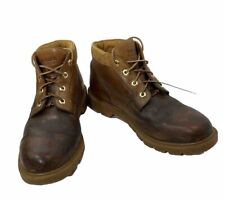 Botas Timberland “Nelson” couro premium impermeável 4 olhos-ótima pátina-tamanho 11 comprar usado  Enviando para Brazil
