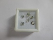 Zircon 6pcs colourless for sale  KIDDERMINSTER