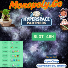🌈Monopoly.Go 🔥Evento de Parceiro -HYPERSPACE- 48HOURS MAX Slot 80k Point comprar usado  Enviando para Brazil