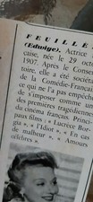 Edwige feuillere press d'occasion  Expédié en Belgium
