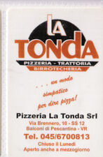 Calendarietto tonda pizzeria usato  Portocannone