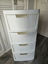 White plastic storage for sale  HEMEL HEMPSTEAD