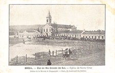Brasil - Estado do Rio Grande do Sul - Igreja de Santa Cruz - Postal publicado p comprar usado  Enviando para Brazil