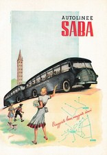 Pubblicita 1950 autolinee usato  Biella
