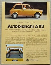 Autobianchi a112 sales for sale  LEICESTER