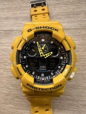 Casio G-Shock GA100A-9A Amarelo Testado Funcionando Nova Bateria Ótimo Estado comprar usado Casio G-Shock GA100A-9A Amarelo Testado Funcionando Nova Bateria Ótimo Estado comprar usado  Enviando para Brazil