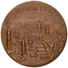 Medaglia genova 1476 usato  Italia