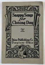 1928 snappy songs for sale  Chattanooga