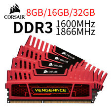LOTE de memória de PC desktop Corsair 32GB 16GB 8GB 4G DDR3 1866MHz 1600MHz CL10 DIMM BT comprar usado  Enviando para Brazil