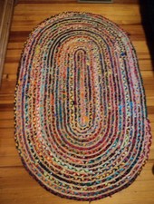 Oval braided rug for sale  Roanoke