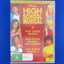 High School Musical/High School Musical The Concert/High School Musical 2-DVD-R4, usado comprar usado  Enviando para Brazil