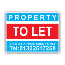 Property let sign for sale  DARTFORD